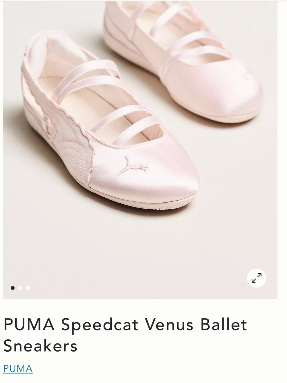 PUMA Speedcat Venus Ballet Sneakers - Light Pink 9.5